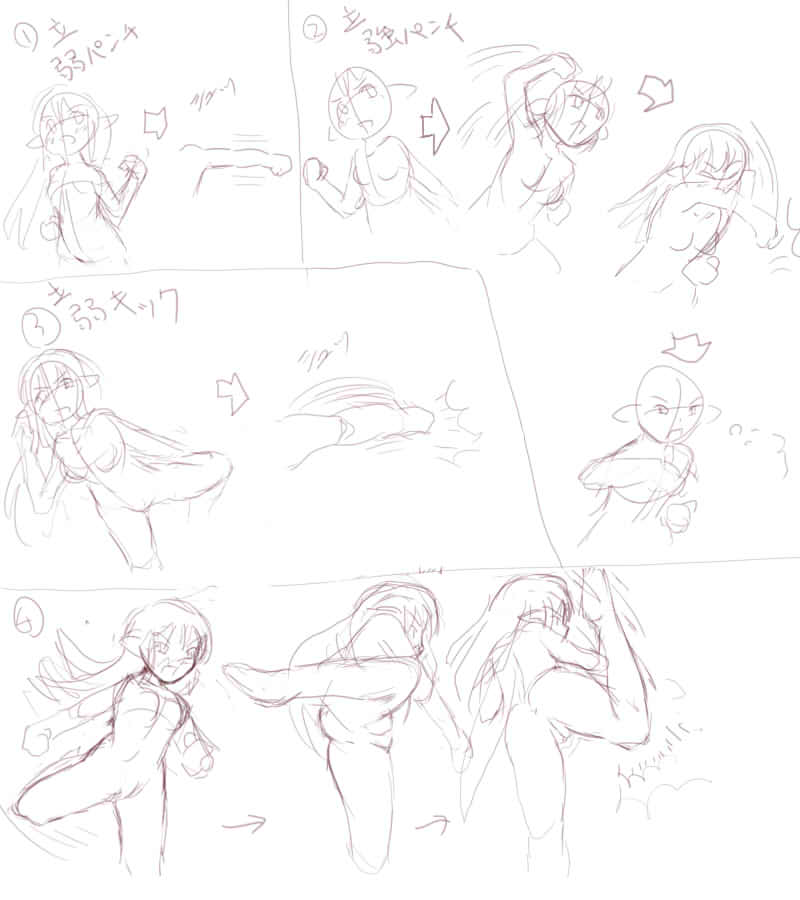 Fairy Fighting Artwork page 9 full