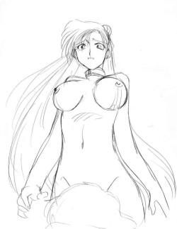 Hikaru no H  sailor moon rakugaki