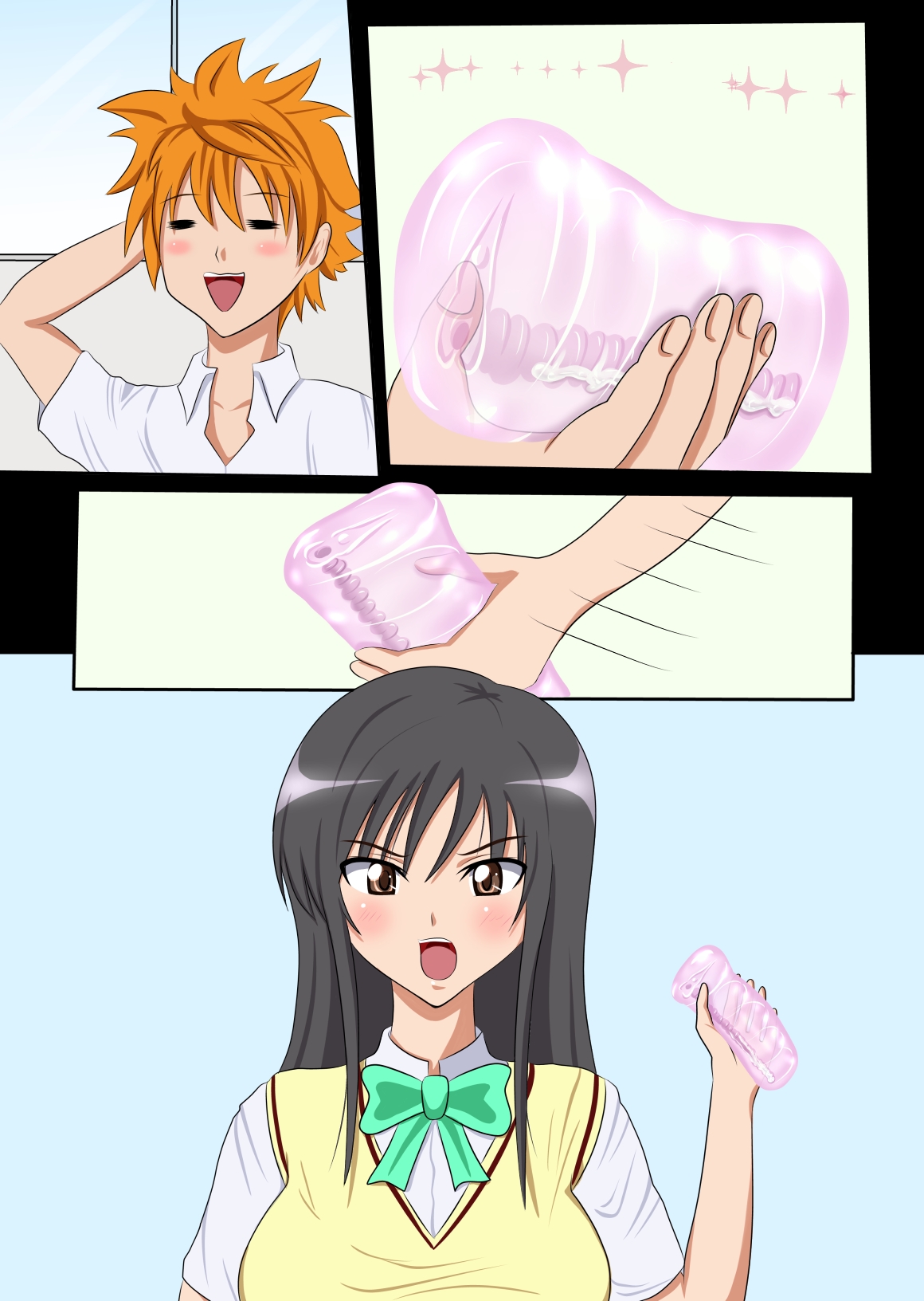 Harenchi Kirai Dakedo Ona-Hole Suki na Futanari - Fuuki Iin ga Okasareta! page 2 full