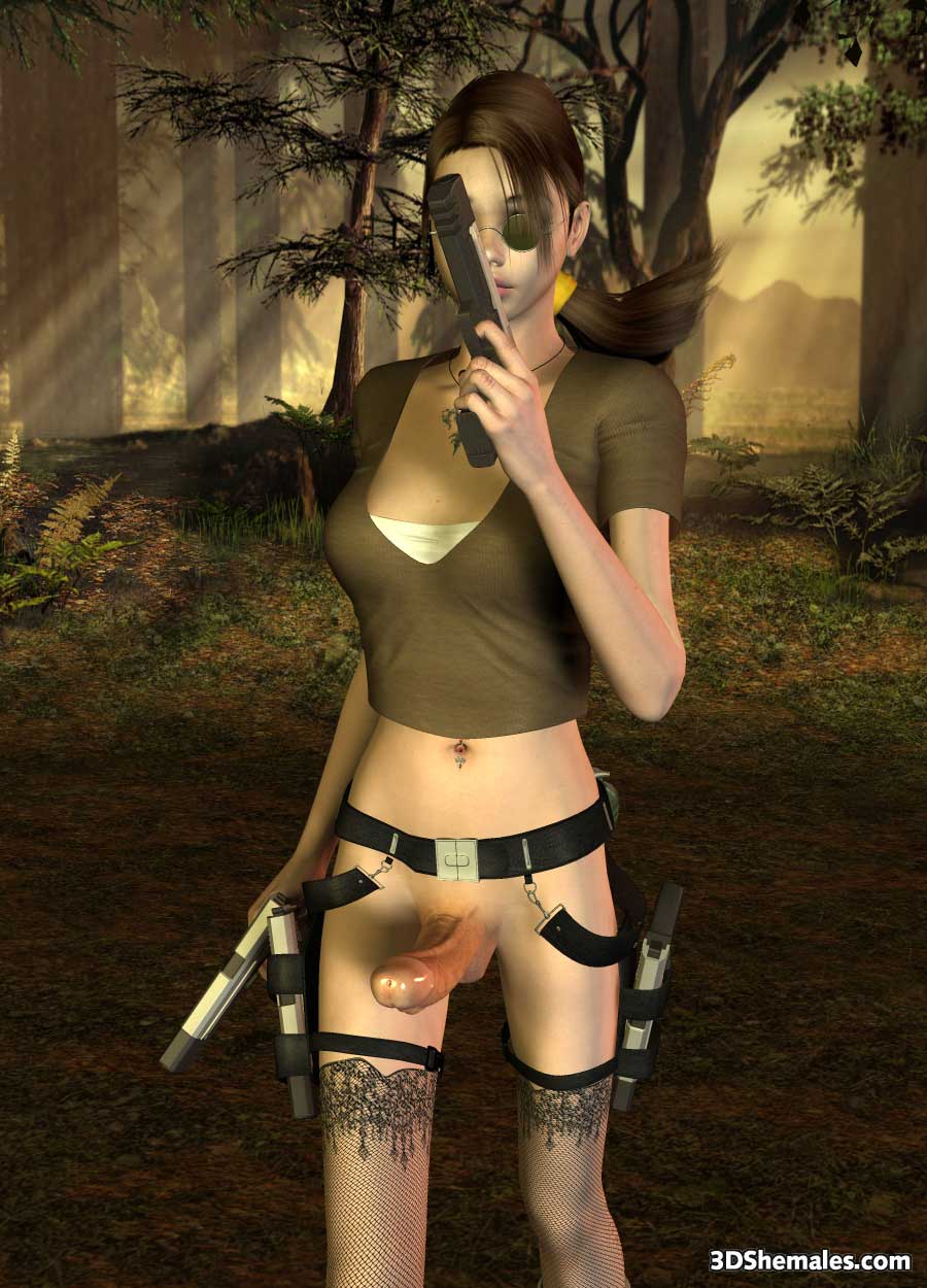 Lara Croft - Dickgirl page 2 full