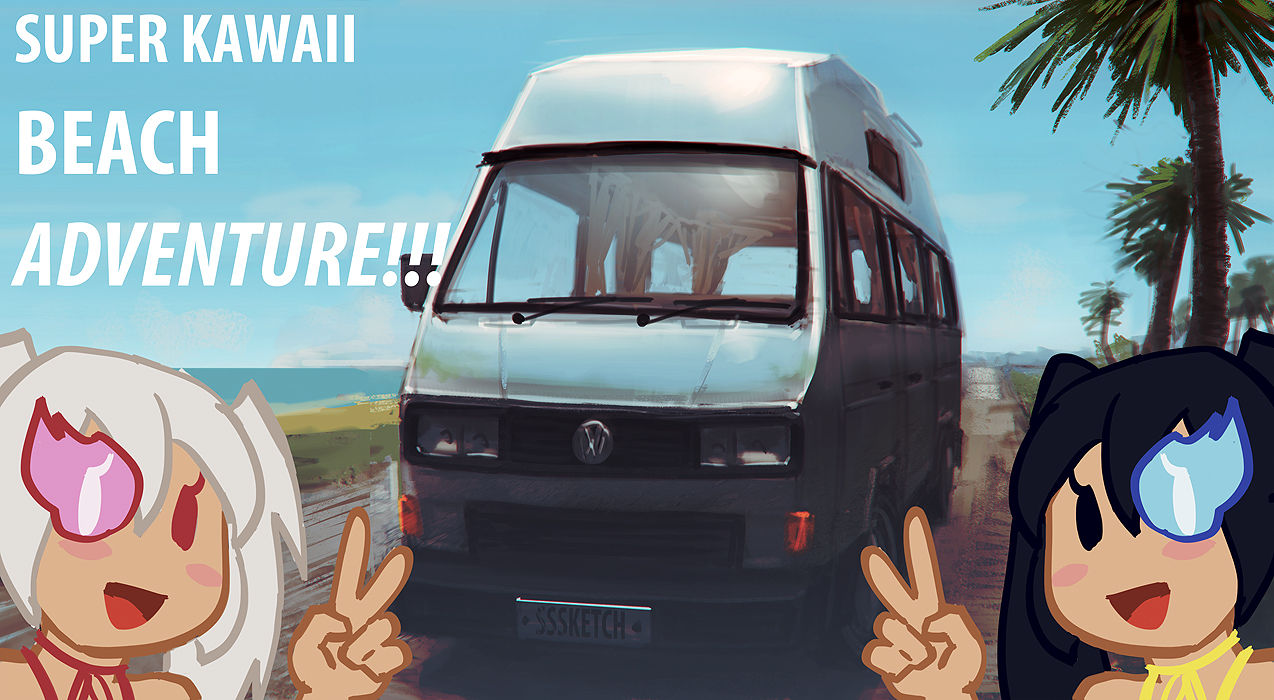 Super Kawaii Beach Adventure!!! page 1 full