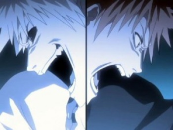 Bleach Yayoi - Hollow and Shinigami Ichigo - cover