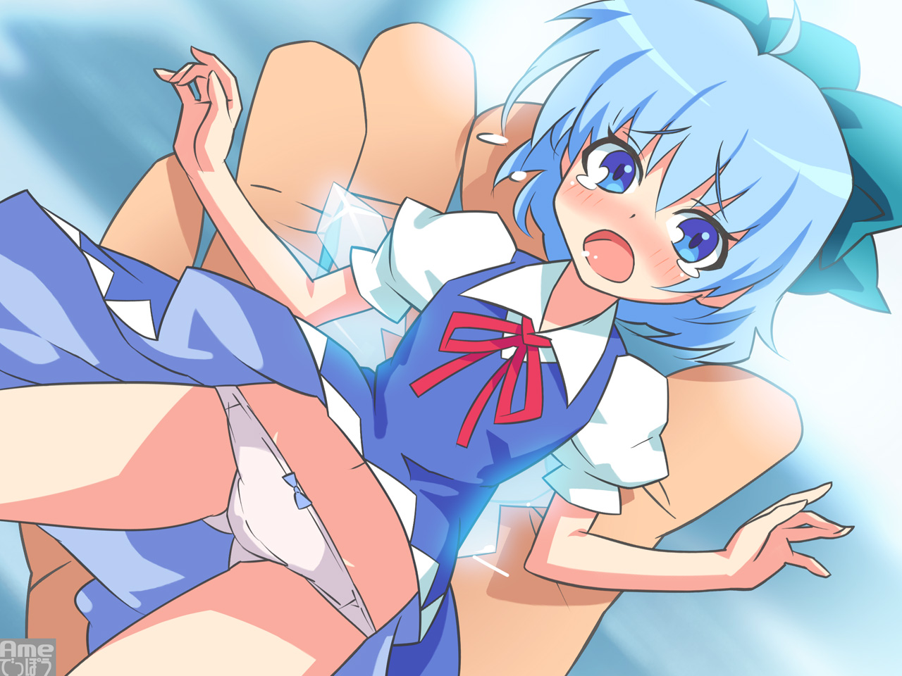 "Touhou Onaho Yousei" Cirno wo Mahou de Tenohira Size ni Chiisaku Shit page 3 full