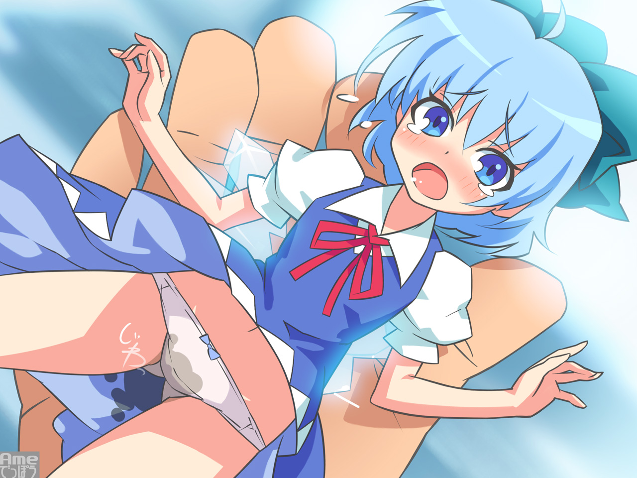 "Touhou Onaho Yousei" Cirno wo Mahou de Tenohira Size ni Chiisaku Shit page 4 full