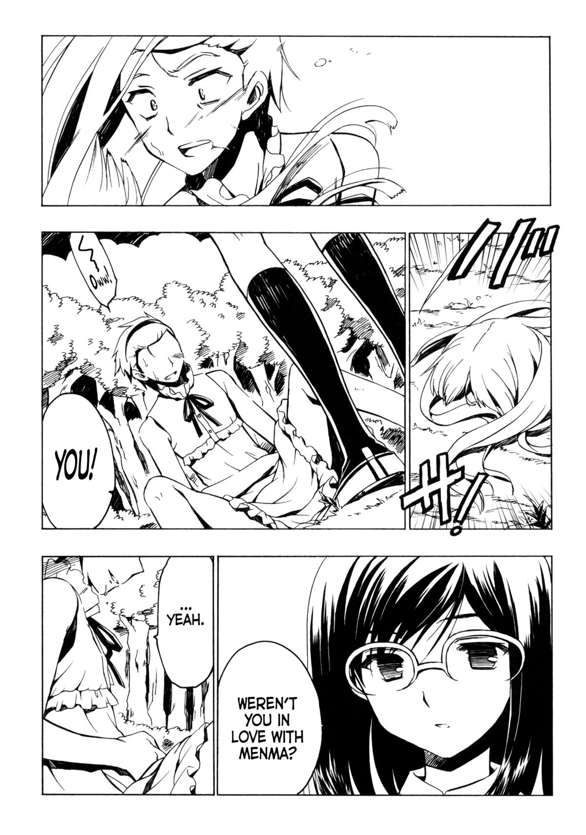 Yukiatsu Hodo Keritakunaru Ningen wo Bokutachi wa Mada Shiranai. | We Still Don't Know Anyone Whose Ass We Want to Kick as Much as Yukiatsu's   =LW page 6 full