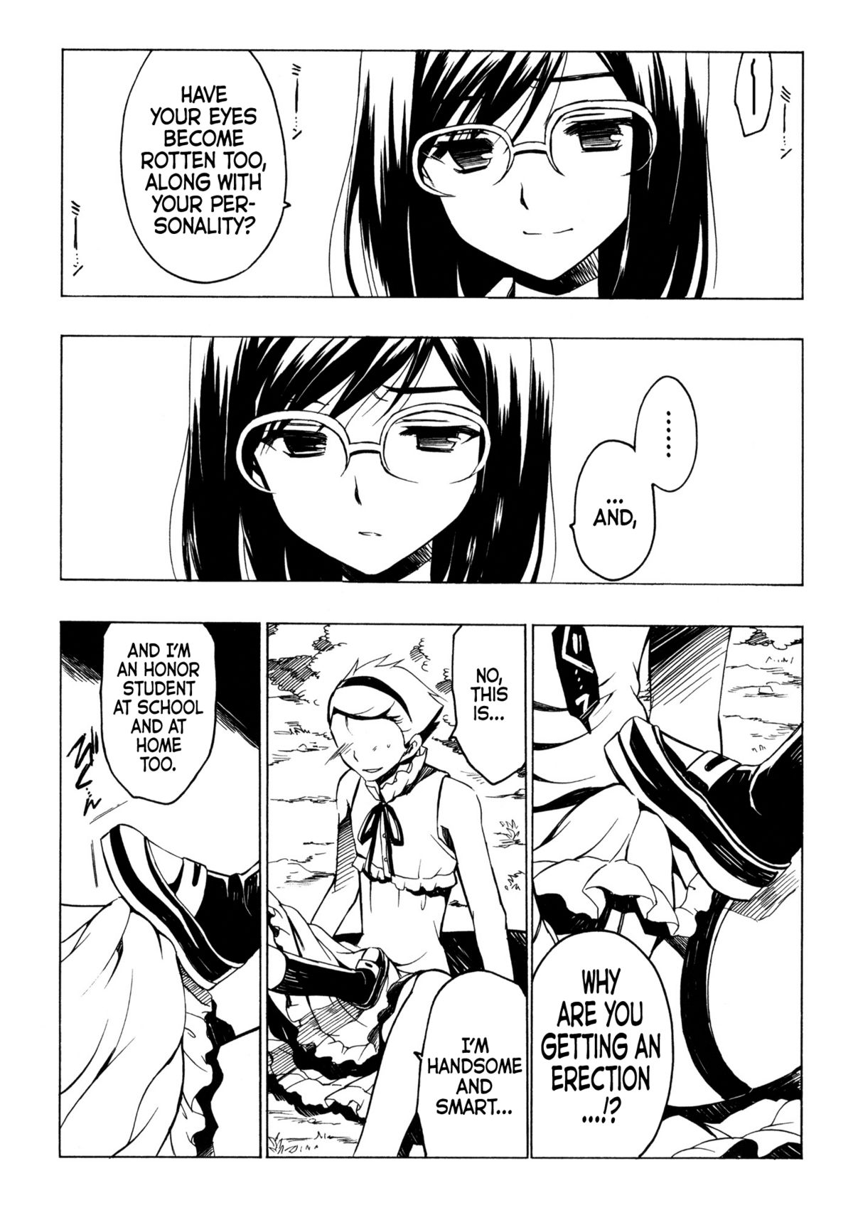 Yukiatsu Hodo Keritakunaru Ningen wo Bokutachi wa Mada Shiranai. | We Still Don't Know Anyone Whose Ass We Want to Kick as Much as Yukiatsu's   =LW page 8 full