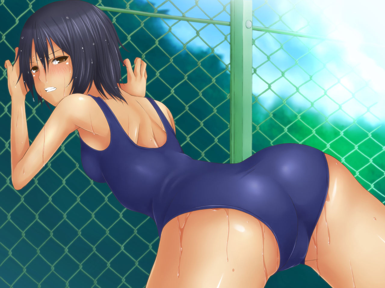 Dokodemo Dare to Demo Sex Kyokashou ~Gakuen no Subete no JK Nakadashi OK!! na Ichinichi~ page 7 full