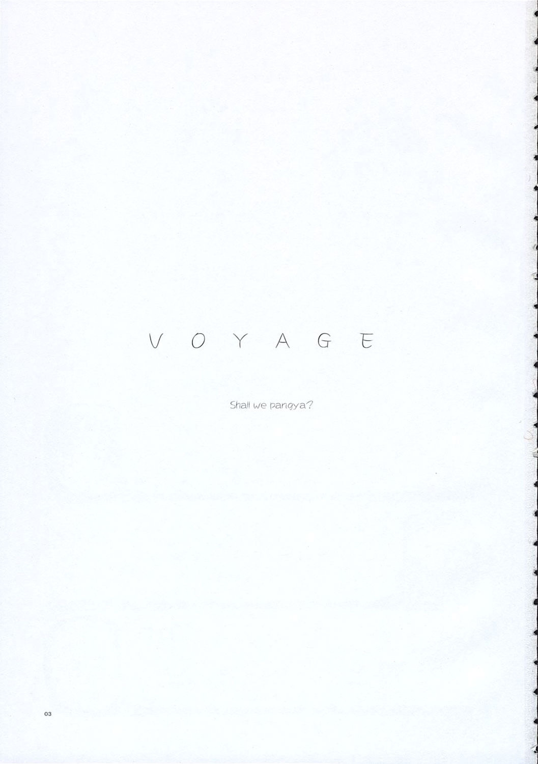 Voyage page 3 full