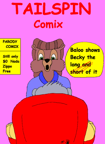 Tailspin Comix: Baloo Shows Becky the Long of It cover