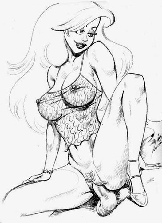 Ariel Little Mermaid page 8 full