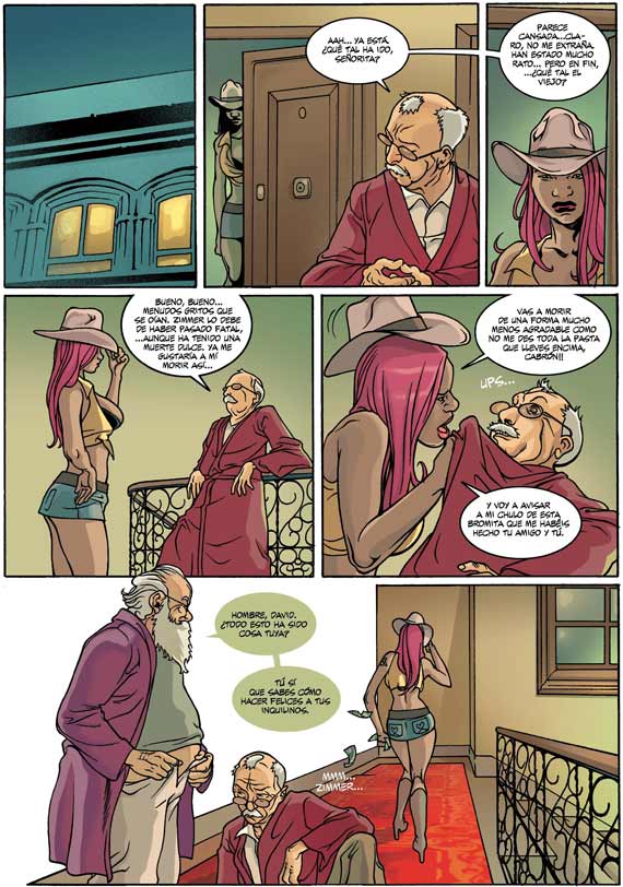 El Jueves - Pencomix - by Danide - Mabelle y el Sr. Zimmer - Spanish page 7 full