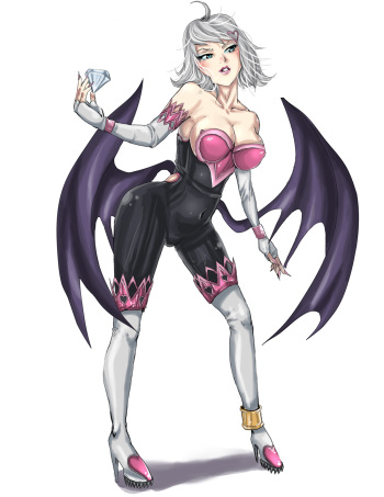 Rouge the bat Humanized cover