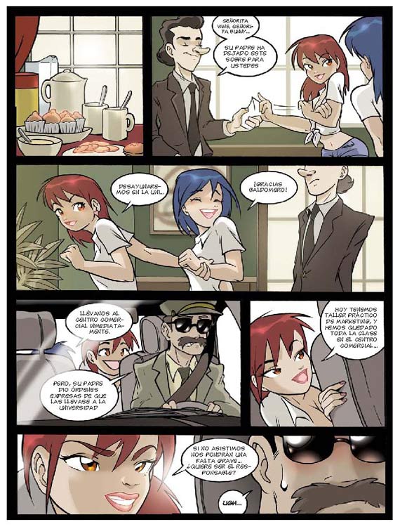 El Jueves - Pencomix - by Ismael Ferrer - Ni&ntilde;as de pap&aacute; - Spanish page 2 full