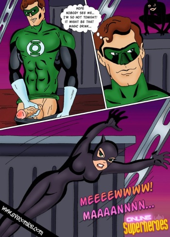 Catwoman fucks the Green Lantern cover