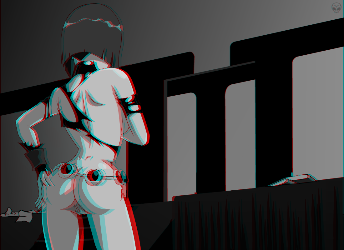 Anaglyph 3D Girls - Teen Titans page 9 full