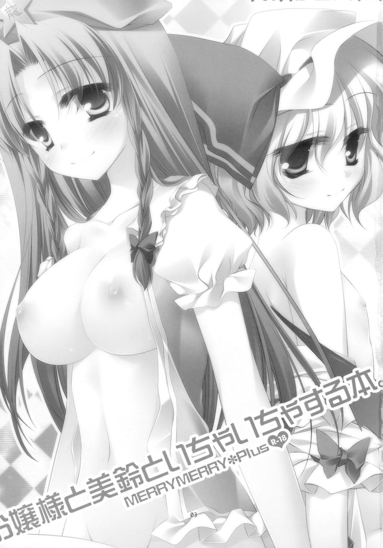 Ojou-sama to Meiling to ichaicha suru Hon. | 아가씨랑 메이린이랑 으쌰으쌰하는 책. page 3 full
