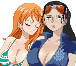Nami, Robin & Boa