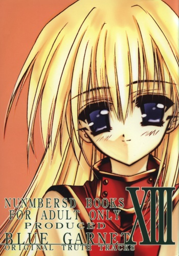 BLUE GARNET XIII SILENCE cover
