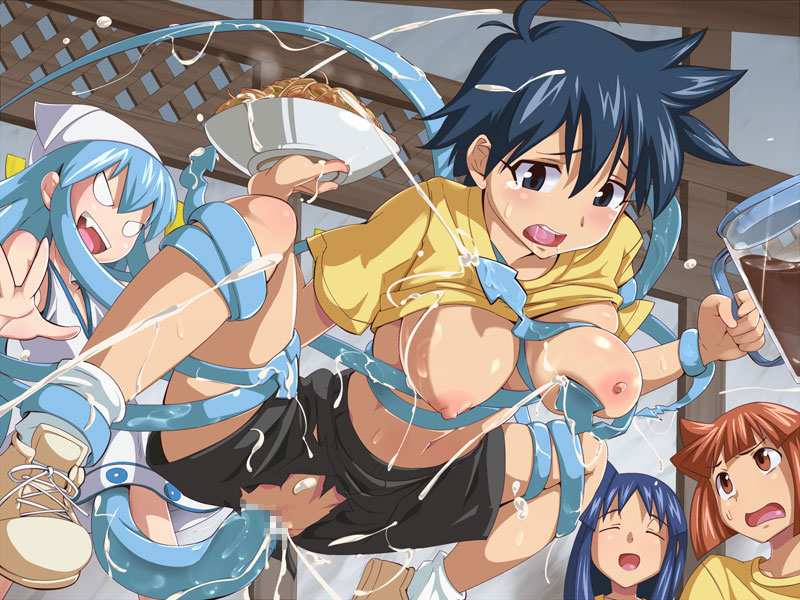 Yuumei Chara Kannou Shousetsu CG Collection No.192 Shin○! Ika Musume HaHa CG Syu Shinryaku! Ika Musume） page 9 full
