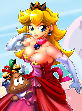 Princess Peach hentai cover