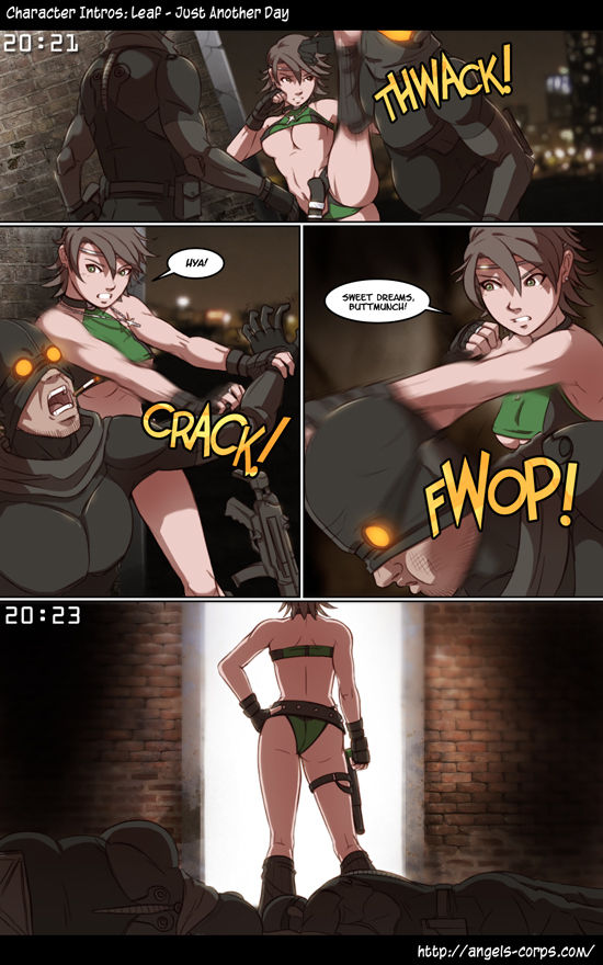 Angel corps - Leaf: Just another day page 5 full