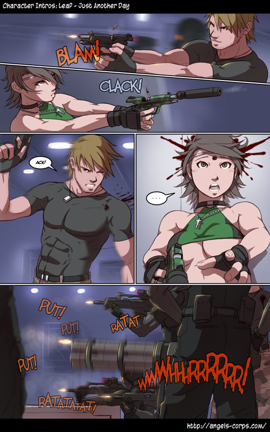 Angel corps - Leaf: Just another day page 7 full