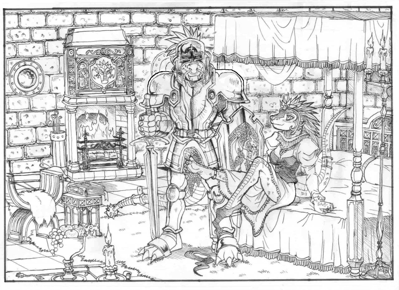 Medieval lizards page 1 full