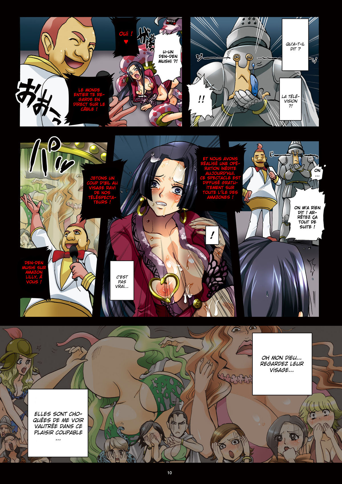 Slave Empress Snake Rape Strip Show |French page 10 full