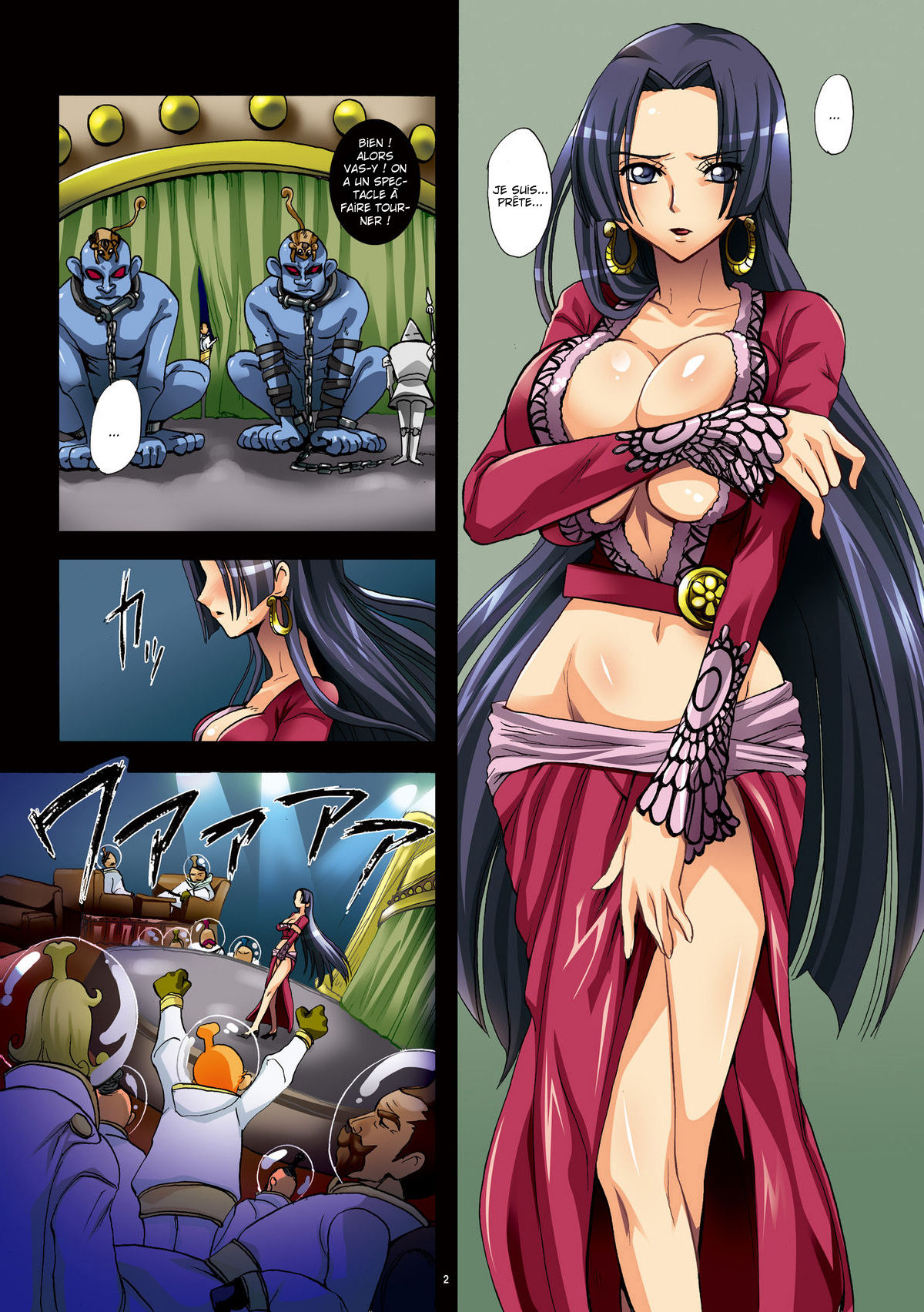 Slave Empress Snake Rape Strip Show |French page 2 full