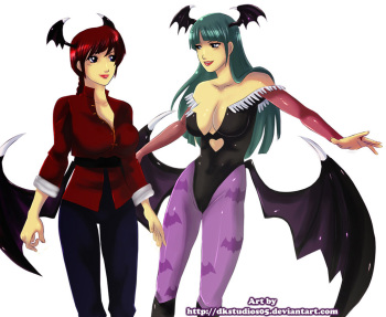 Ranma and Morrigan cover