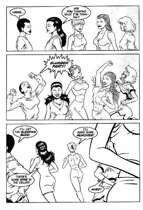 Girl on Girl - First Times: Slumber Party page 7 full