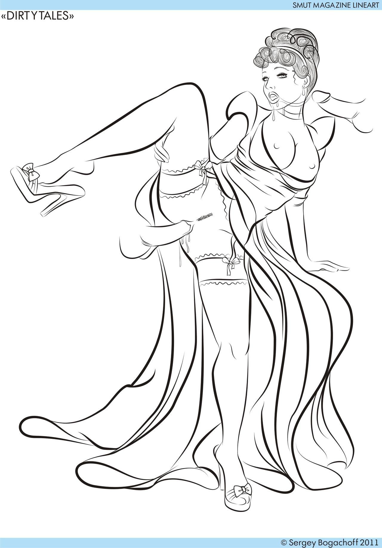 SMUT MAGAZINE Dirtytales Lineart page 10 full