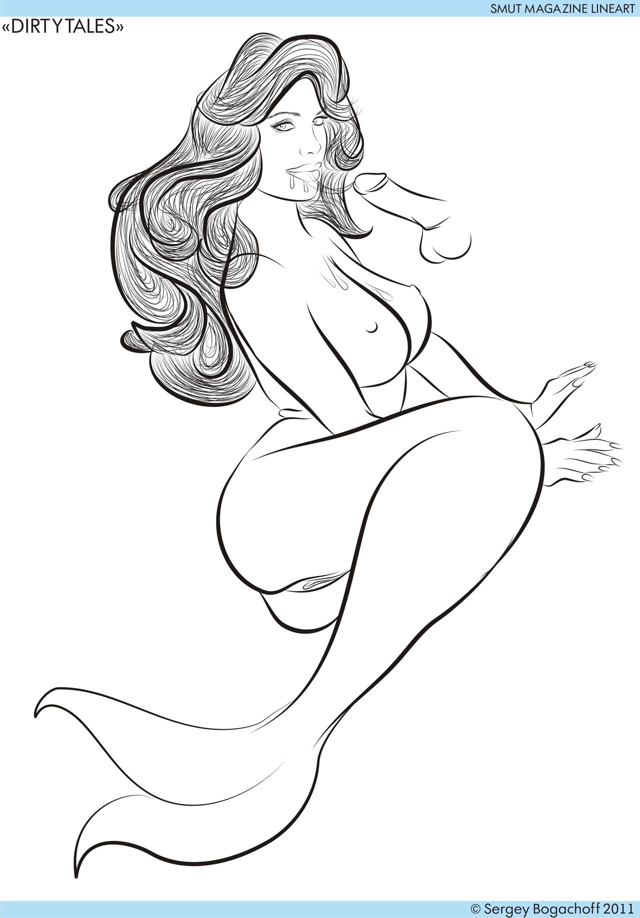 SMUT MAGAZINE Dirtytales Lineart page 6 full