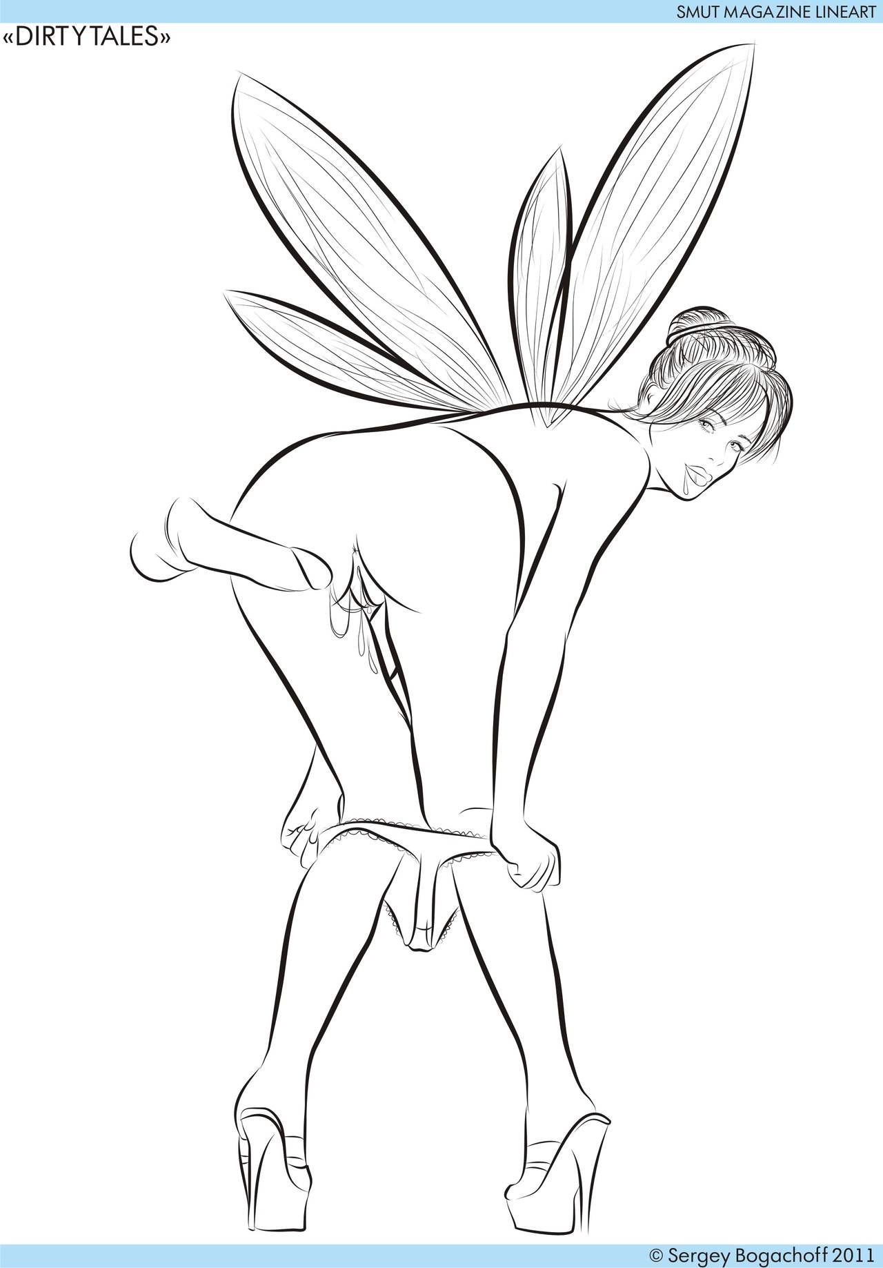 SMUT MAGAZINE Dirtytales Lineart page 7 full