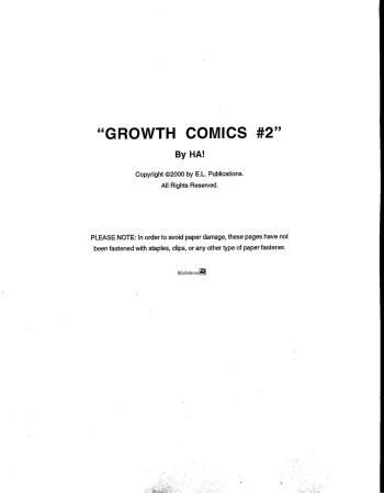 "Growth Comics #2  Illustrated comic-story #2 cover