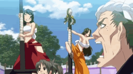 Manyuu Hikenchou Episode 3 Gifs - Chichi-furi page 9 full