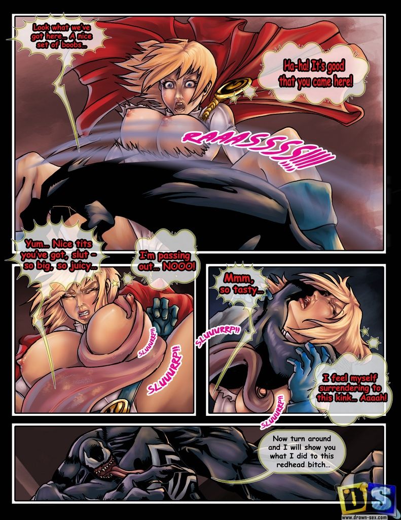 Powergirl Vs. Venom page 8 full