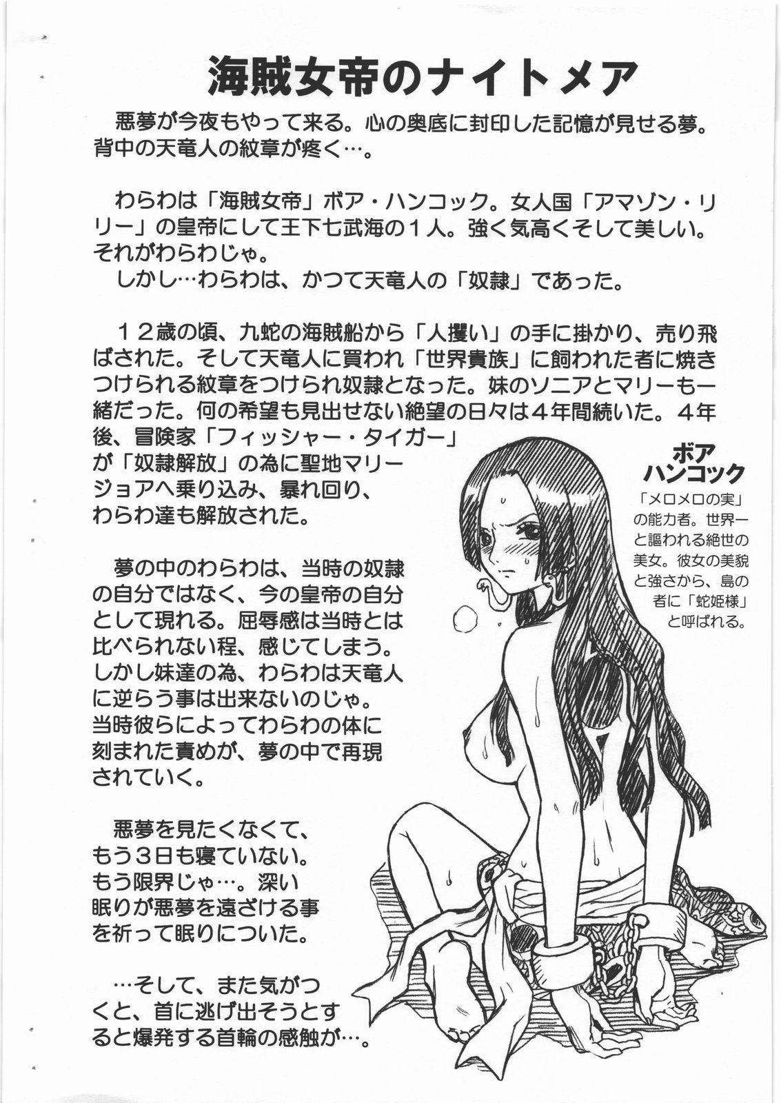 ONE PIECE FILE Hancock Gazoushuu page 2 full