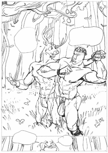 Incomplete Dog &amp; Deer Comic cover