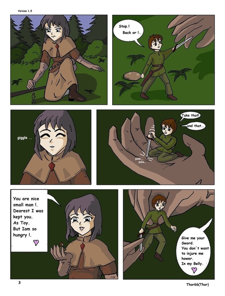 Old Soft VORE Comic Revised page 3 full
