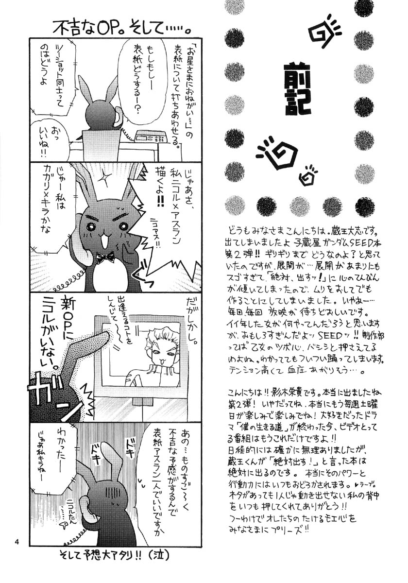 Gundam Seed DJ Ohoshisama ni Onegai page 4 full