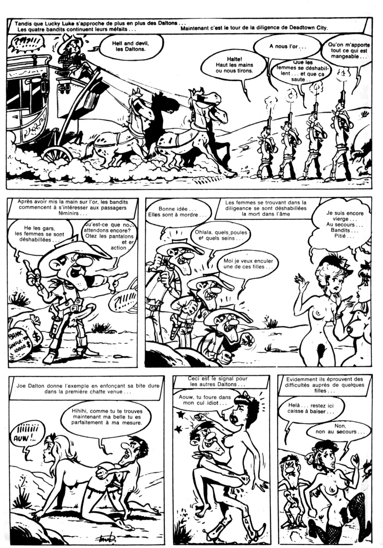 Schuurmans Les aventures sexuelles de Lucky Luke page 8 full