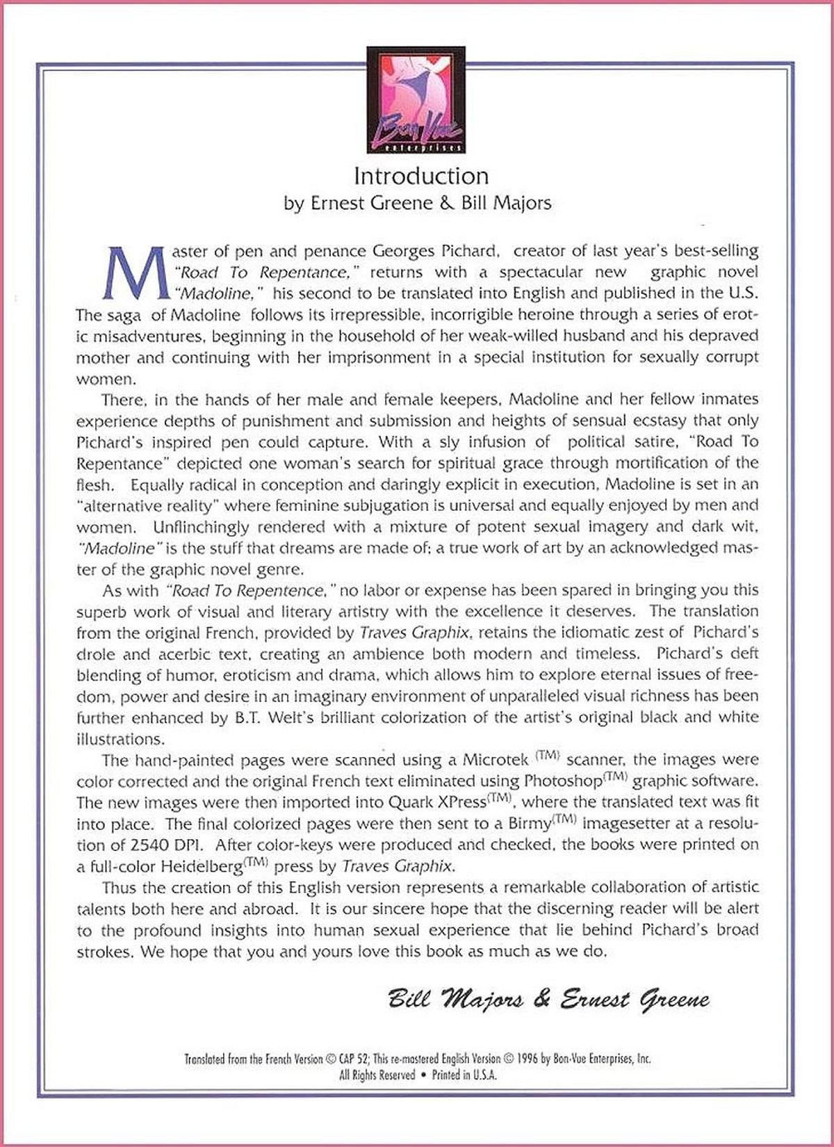 Madoline - Volume #1 page 3 full