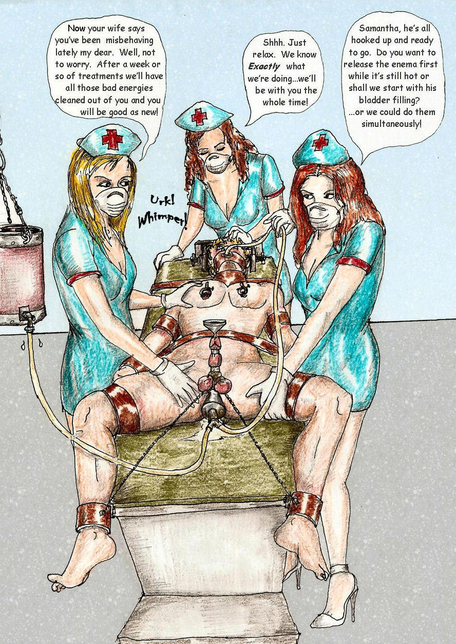 Augustine Femdom Enema and Torture Artwork page 5 full