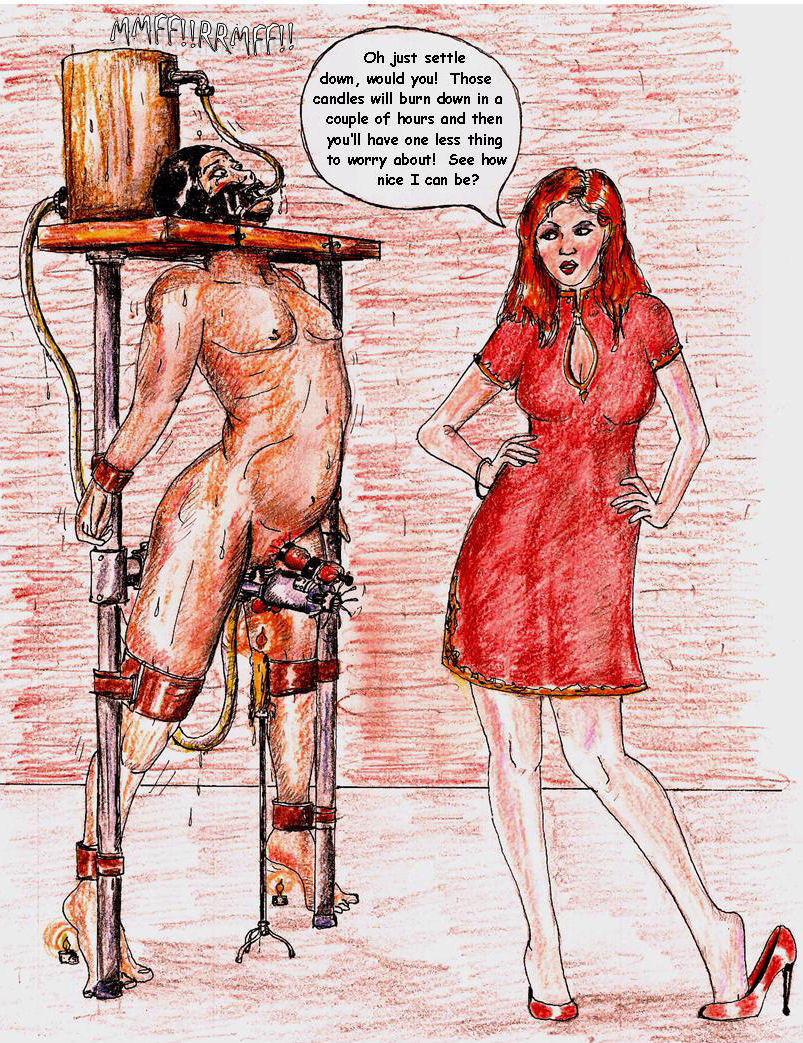 Augustine Femdom Enema and Torture Artwork page 9 full
