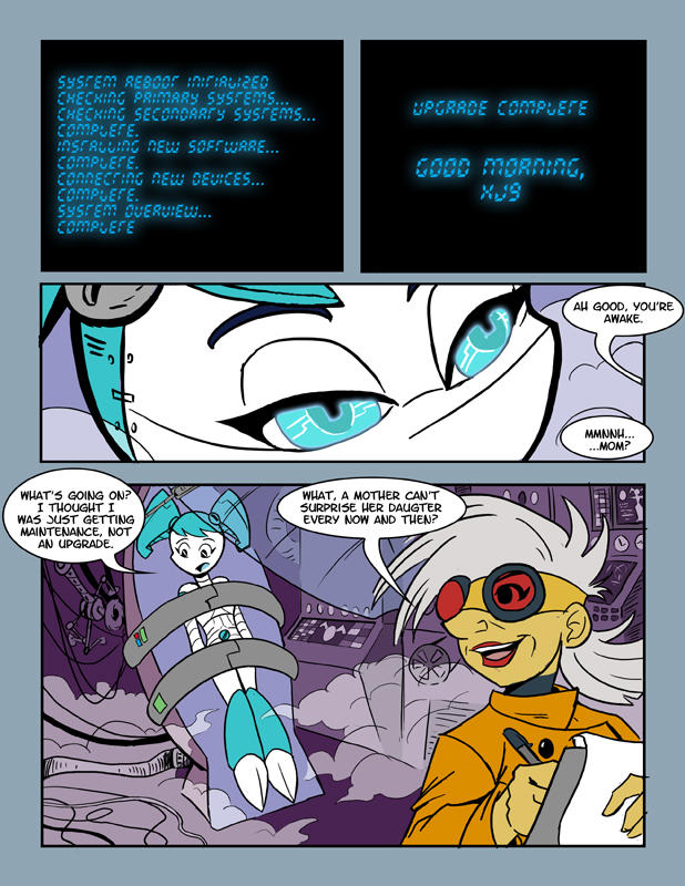 My Life As A Teenage Robot- Unknown Comic + Extra page 1 full