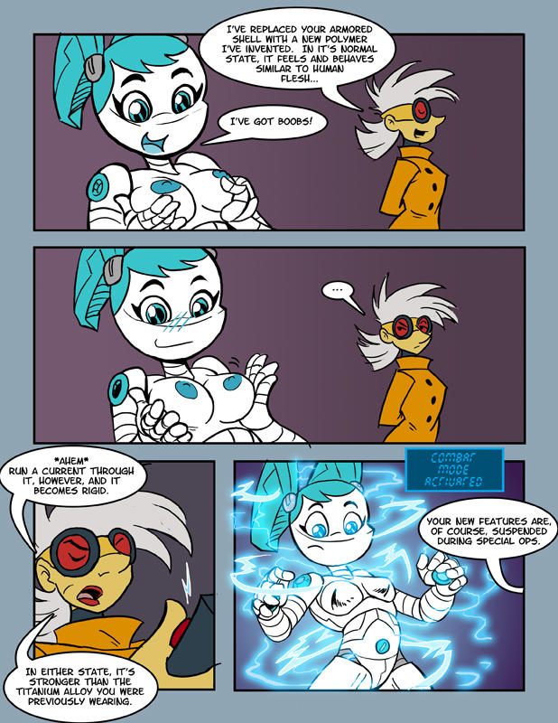 My Life As A Teenage Robot- Unknown Comic + Extra page 4 full