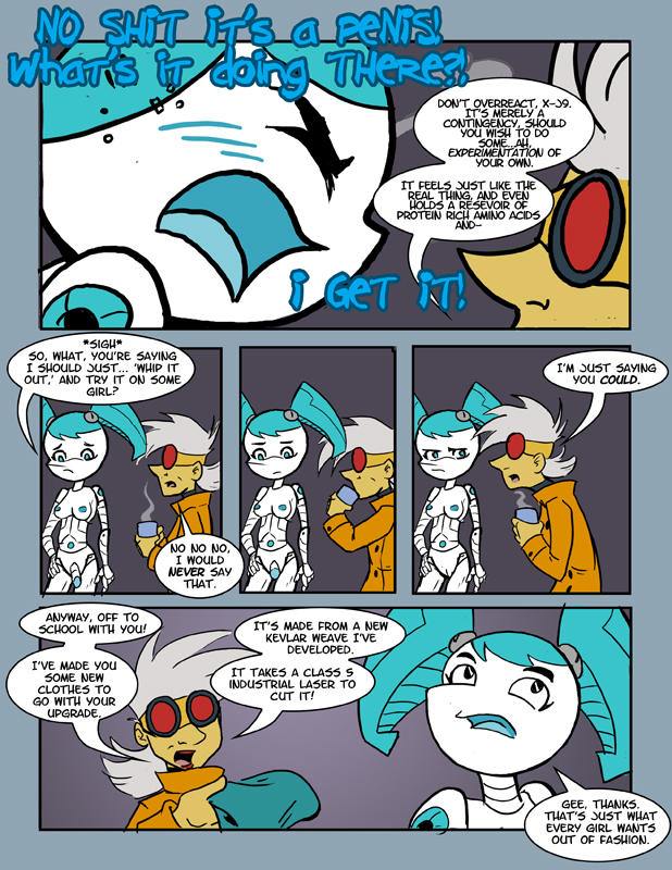 My Life As A Teenage Robot- Unknown Comic + Extra page 7 full