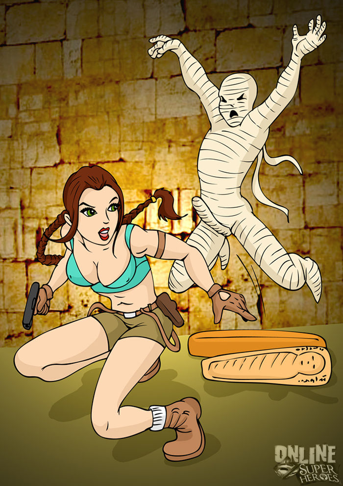 Lara Croft vs. Mummy page 1 full