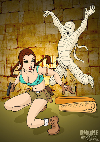 Lara Croft vs. Mummy cover